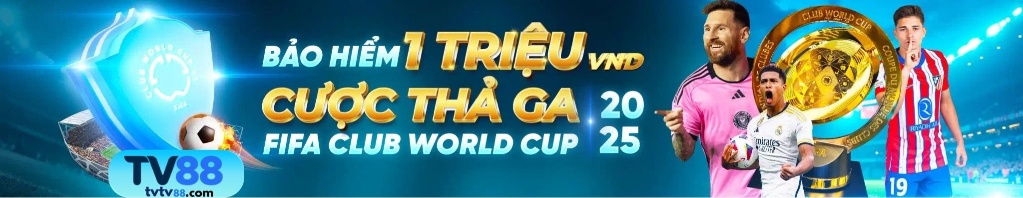 Bảo hiểm 1 triệu khi cá cược thể thao tại tv88