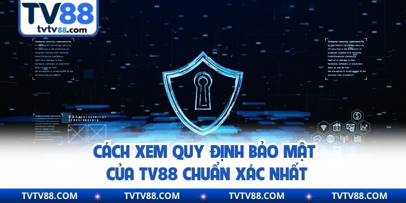 Cách xem quy định bảo mật của TV88 chuẩn xác nhất