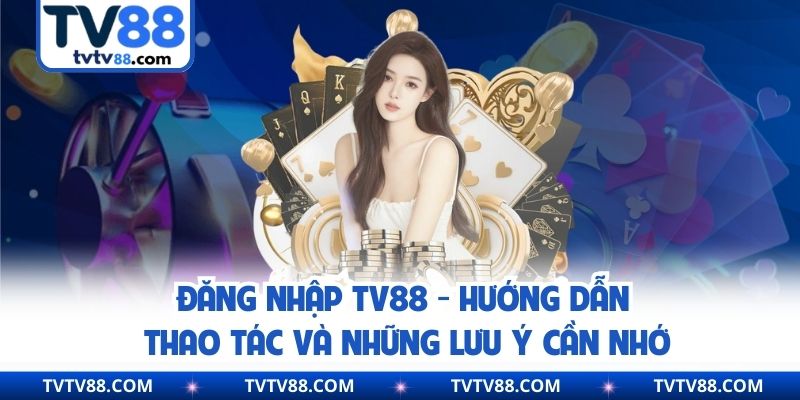 Đăng Nhập TV88 - Hướng Dẫn Thao Tác Và Những Lưu Ý Cần Nhớ